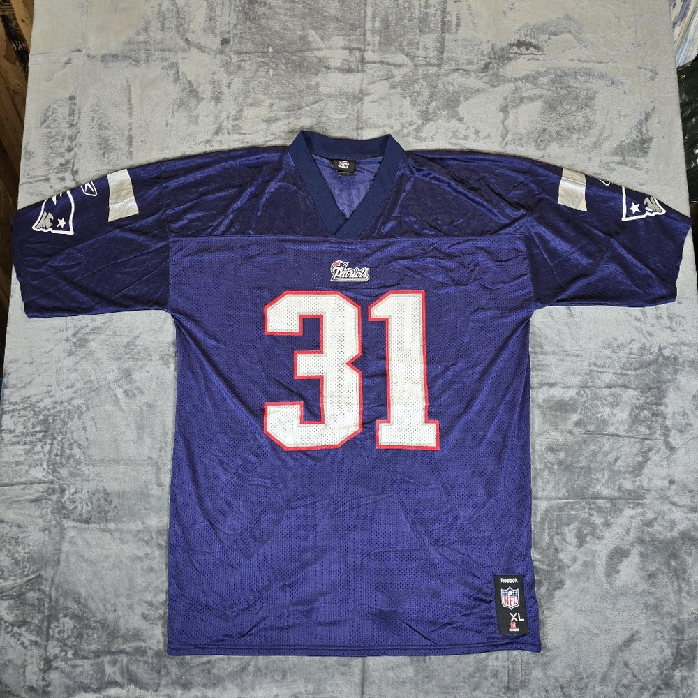 Reebok NFL Team Apparel New England Patriots Brandon Meriweather Jersey Size XL